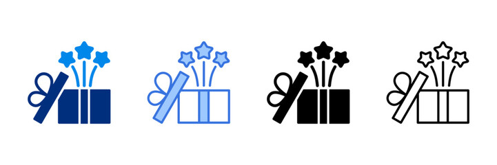 Bonus Icon Set Multiple Style Vector Illustration
