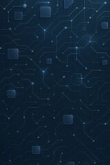 Futuristic Circuit Board Technology Background.