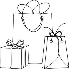 set of gift boxes