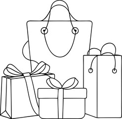 gift box vector illustration