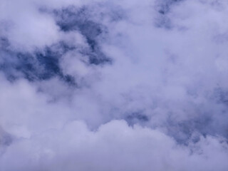 Dramatic white clouds abstract cloudscape backdrop