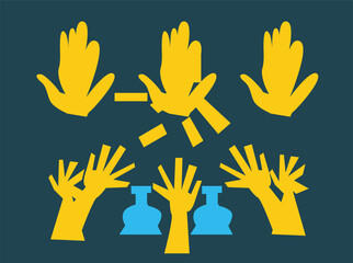 Art celebrating the International Day Against Drug Abuse and Illicit Trafficking on June 26, featuring global symbols, anti-drug messages, bold colors, and diverse people uniting against 12