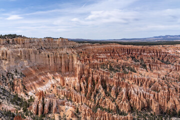 Bryce Canyon National Park, Utah. Claron Formation, Bryce Point, Bryce Canyon National,(Tcp) Pink...