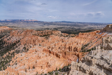 Bryce Canyon National Park, Utah. Claron Formation, Bryce Point, Bryce Canyon National,(Tcp) Pink...
