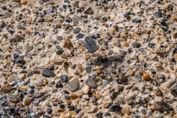 Conglomerate is a sedimentary rock, (Tbm) Conglomerate at Boat Mesa. Bryce Point, Bryce Canyon...