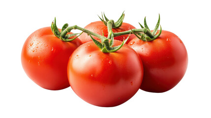 thick meat tomatoes on white background