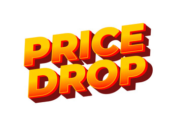 Bold Price Drop Announcement Graphic