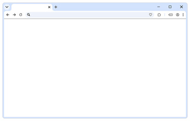 PCウィンドウ フレーム ブラウザ 検索エンジン Chrome風 (.PNG)	