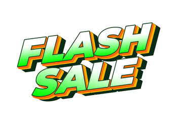 Bold Flash Sale Text Design