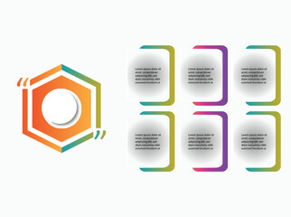 Business infographic template A clean and professional set of infographic templates featuring colorful gradients, hexagon icons, flow charts, step-by-step layouts, and circular elements. Designed 001