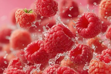 Rasberries explosion banner