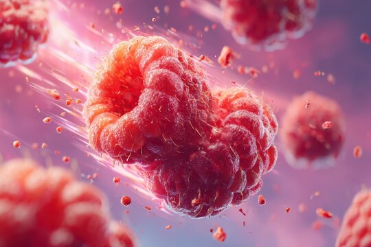  Rasberries explosion banner