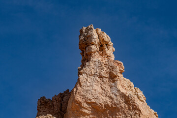 Sunset Point Overlook, Bryce Canyon National Park, Utah. Claron Formation, (Tcp) Pink member;...