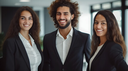 portrait of business people