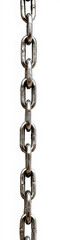 Naklejka premium Metal chain strength on transparent background