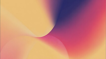 Abstract gradient curves of gentle hues