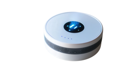 Smart air quality detector tool, Transparent background, PNG file