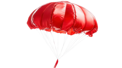 Resistance parachute for sprint training, Transparent background, PNG file