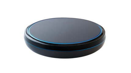 Smart balance disk with posture sensor, Transparent background, PNG file