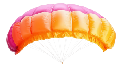 Resistance parachute for sprint training, Transparent background, PNG file