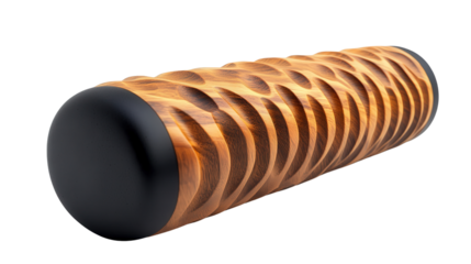 Smart foam roller with vibration, Transparent background, PNG file