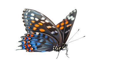 Red-spotted admiral butterfly Transparent background, PNG file