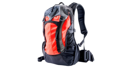 Smart hydration pack for cycling Transparent background, PNG file