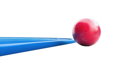 Smart shot put tracker ball Transparent background, PNG file