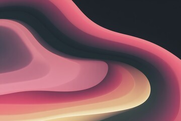 Abstract smooth layered background with soft gradient