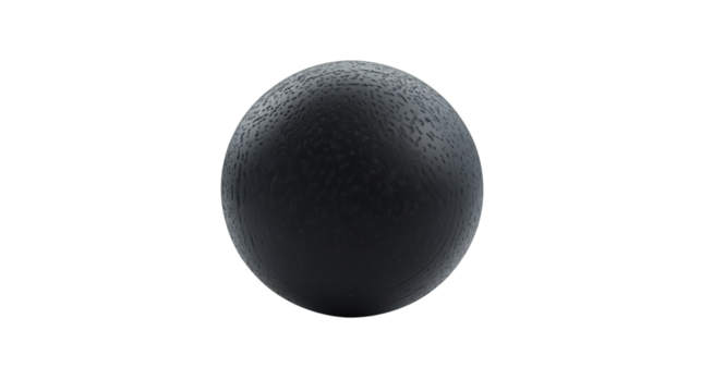 Smart shot put tracker ball Transparent background, PNG file