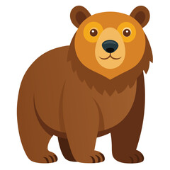 bear vector image on white background