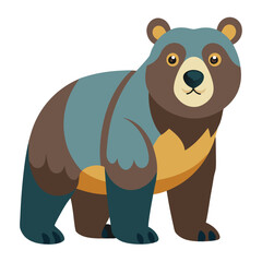 Fototapeta premium bear vector image on white background