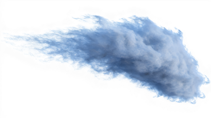 Cloudy sky overcast on transparent background