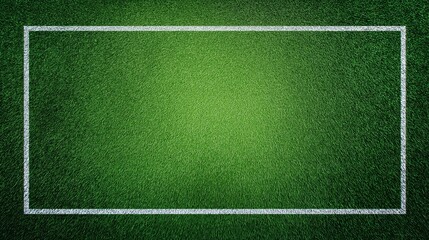 Green football soccer field grass texture background wallpaper with copy space.