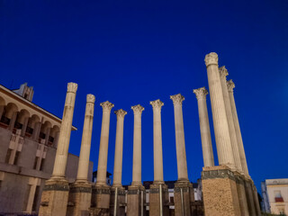 Photograph of the majestic Roman temple of Cordoba
