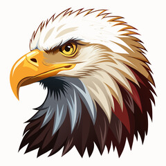 American bald eagle Vector 