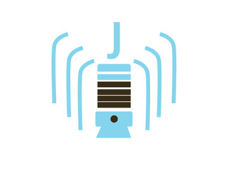 Adobe IllustratoAn innovative logo collection featuring the letters A to Z combined with wireless communication tower symbols and signal waves. Each design includes a monogram letter placed j