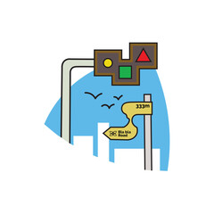 traffic Lights and sign