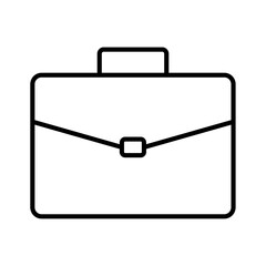 バッグのアイコンイラスト（線画）001