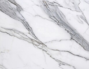 Fototapeta premium Elegant white marble texture with natural grey veins a luxurious background for design projects.