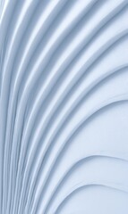 Curved smooth light blue abstract layers