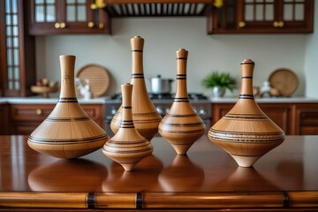 Bamboo Spinning Top - Bamboo Handicrafts for All Ages: Explore the Beauty of Hand-Turned Toys That Celebrate Craftsmanship, Culture, and Sustainable Design