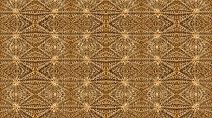 Natural wicker braided woven rattan Sedge grass texture background