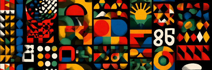 Creative Geometric Vector Seamless Pattern