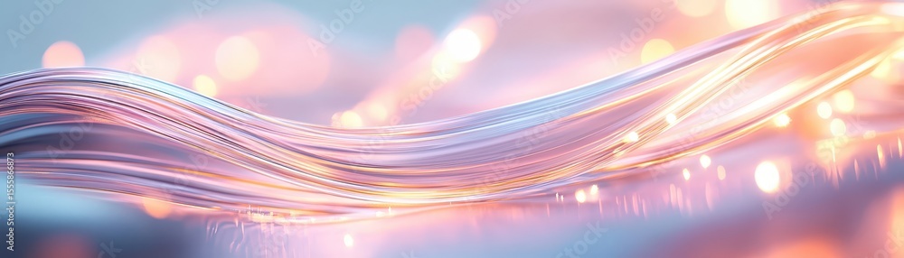 Poster dynamic flowing lines, abstract background for modern design and visual appeal