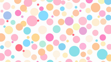 cjr7jtvnkd42fsfdyy2i

Fun colorful circle doodle seamless pattern. Creative minimalist style art background for children or trendy design with polka dot. Simple childish party backdrop