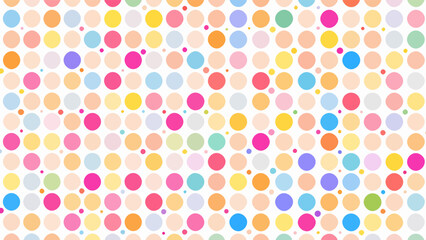 Seamless pattern with colorful circles, seamless pattern with circles