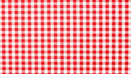 Red gingham fabric texture	