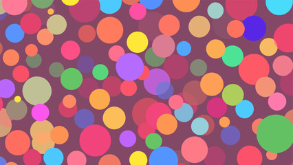 Pastel polka dot seamless pattern
