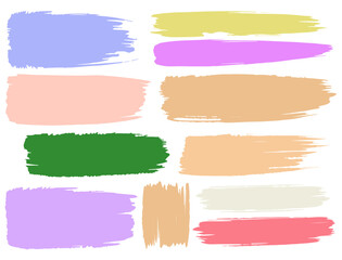 watercolor brush strokes